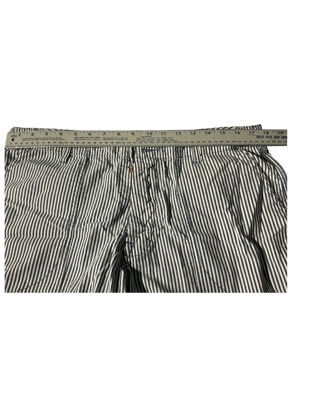 Paperdenim&cloth men’s Stripe Shorts